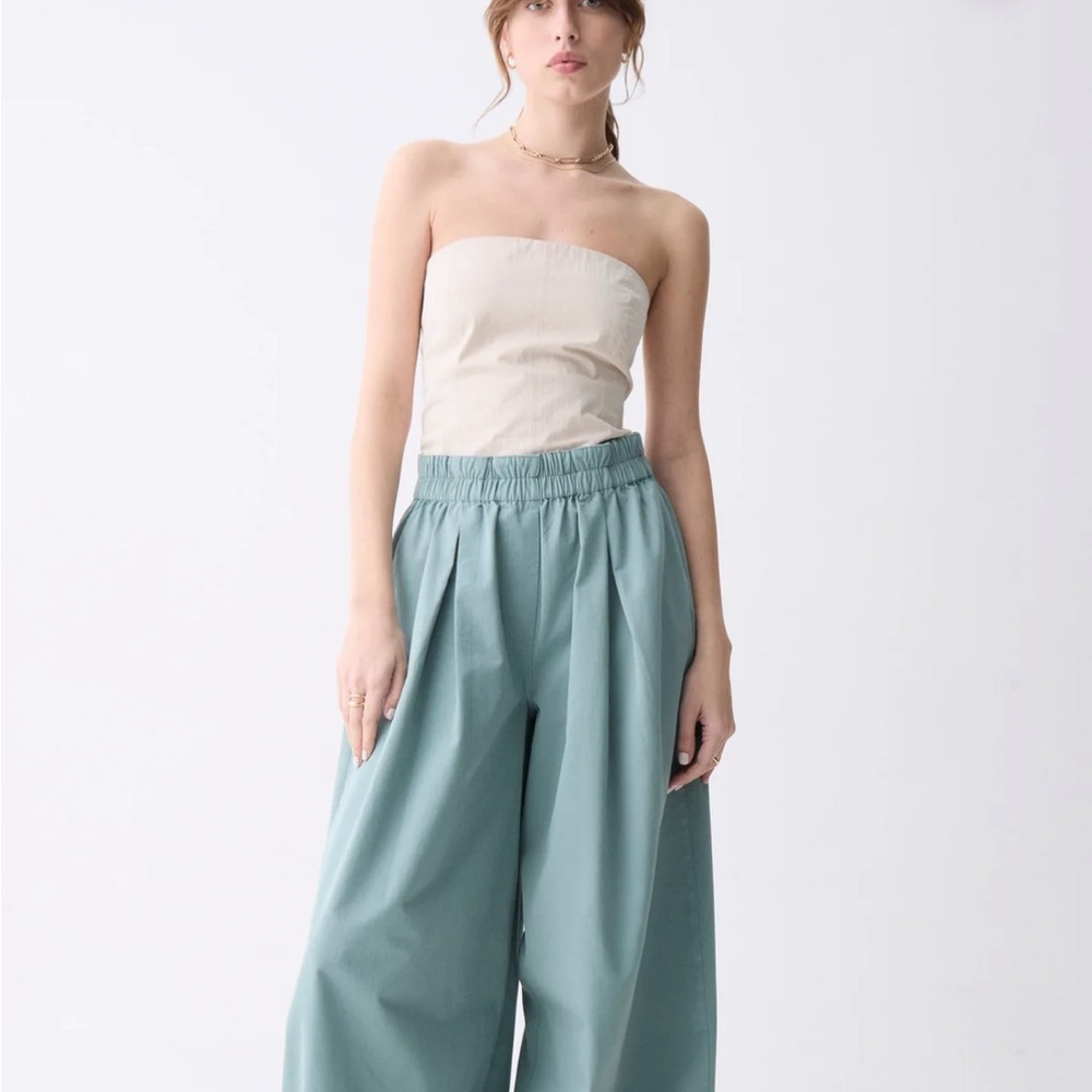 Deluc Seafoam Wide-Leg Pants
